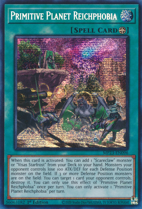 Primitive Planet Reichphobia [MP23-EN096] Prismatic Secret Rare | Nerdhalla Games