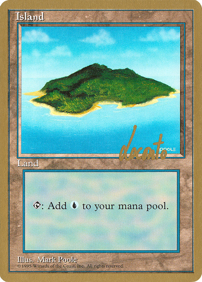 Island (ml367) (Michael Loconto) [Pro Tour Collector Set] | Nerdhalla Games