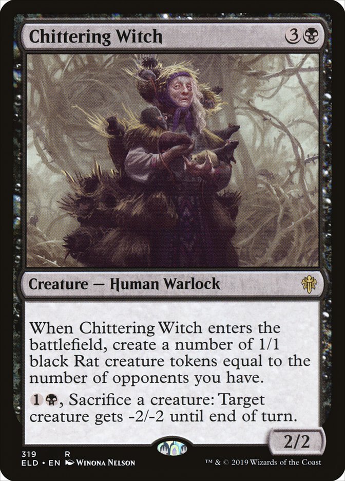 Chittering Witch [Throne of Eldraine] | Nerdhalla Games