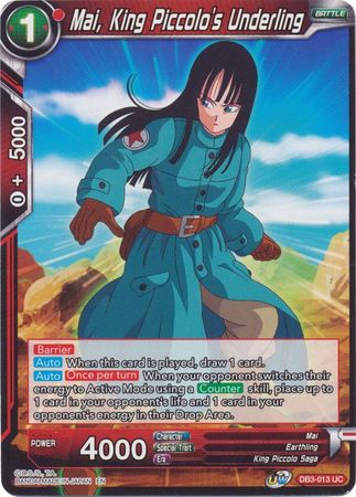 Mai, King Piccolo's Underling [DB3-013] | Nerdhalla Games