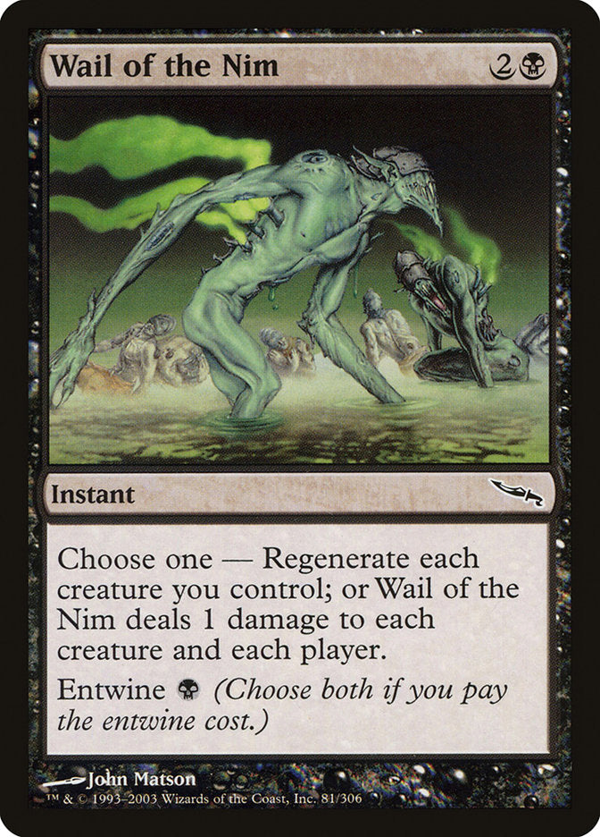 Wail of the Nim [Mirrodin] | Nerdhalla Games