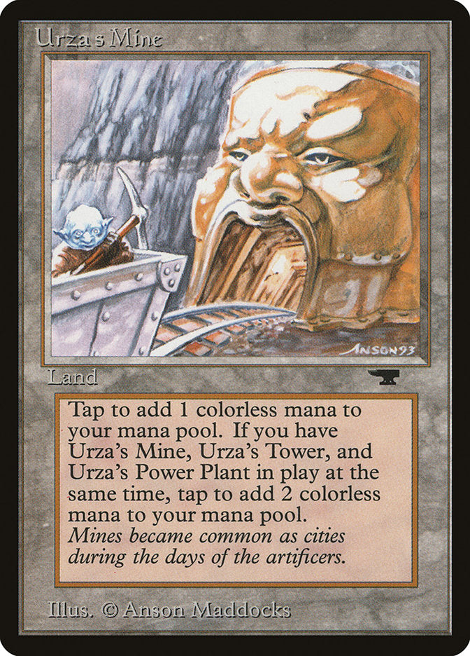 Urza's Mine (Mine Cart Entering Mouth) [Antiquities] | Nerdhalla Games