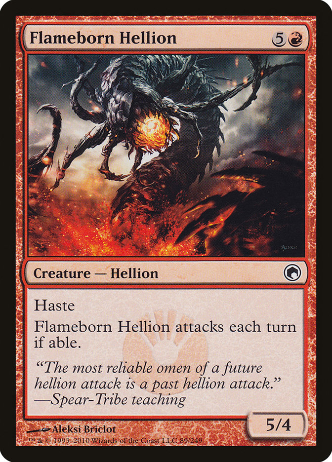 Flameborn Hellion [Scars of Mirrodin] | Nerdhalla Games