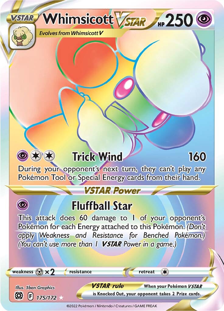 Whimsicott VSTAR (175/172) [Sword & Shield: Brilliant Stars] | Nerdhalla Games