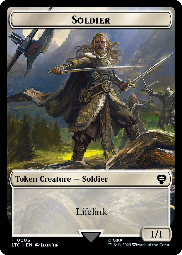 Soldier // Food Token [The Lord of the Rings: Tales of Middle-Earth Commander Tokens] | Nerdhalla Games