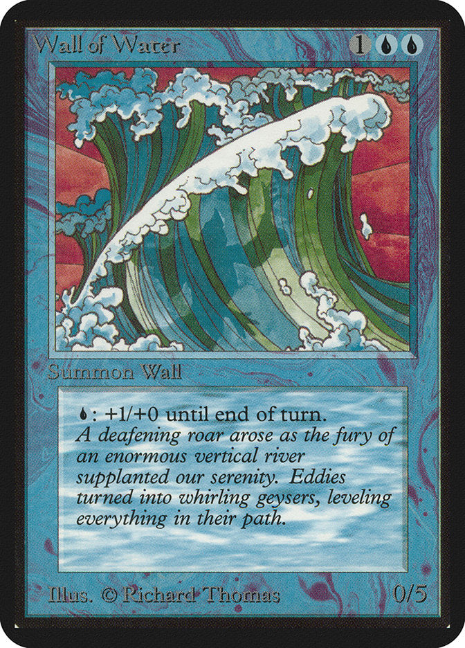 Wall of Water [Limited Edition Alpha] | Nerdhalla Games