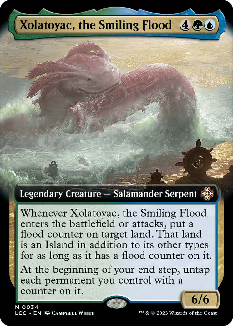 Xolatoyac, the Smiling Flood (Extended Art) [The Lost Caverns of Ixalan Commander] | Nerdhalla Games