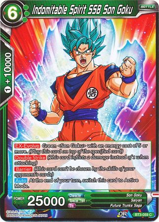 Indomitable Spirit SSB Son Goku [BT3-059] | Nerdhalla Games