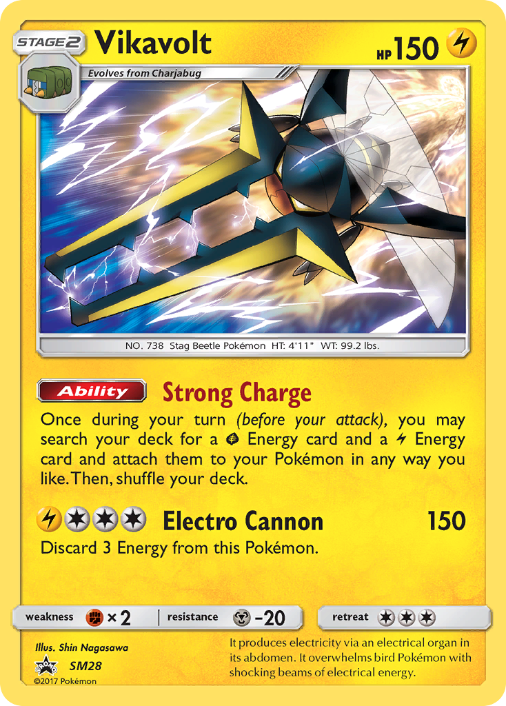 Vikavolt (SM28) [Sun & Moon: Black Star Promos] | Nerdhalla Games