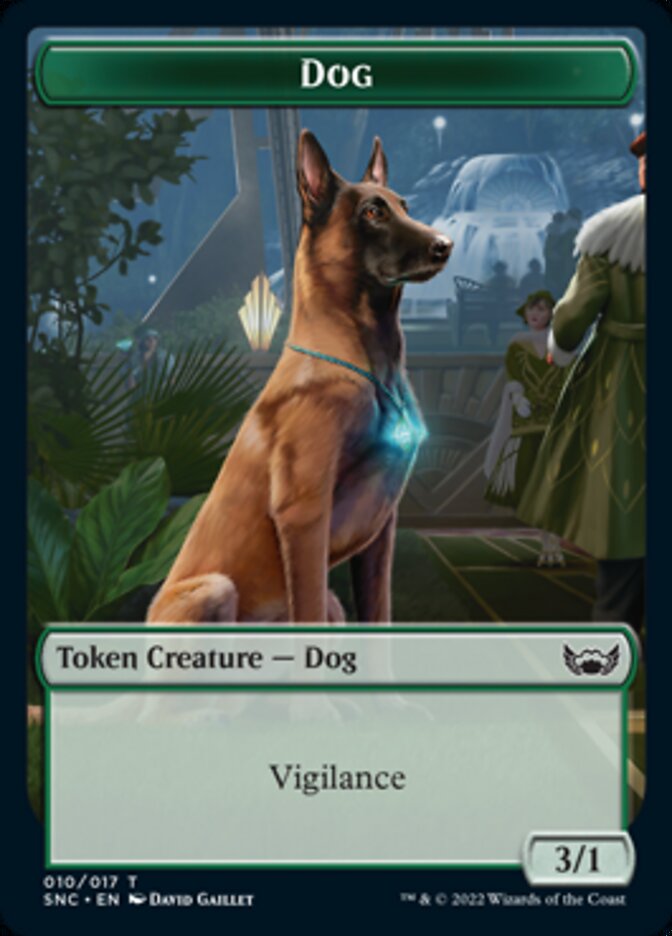 Devil // Dog Double-sided Token [Streets of New Capenna Tokens] | Nerdhalla Games