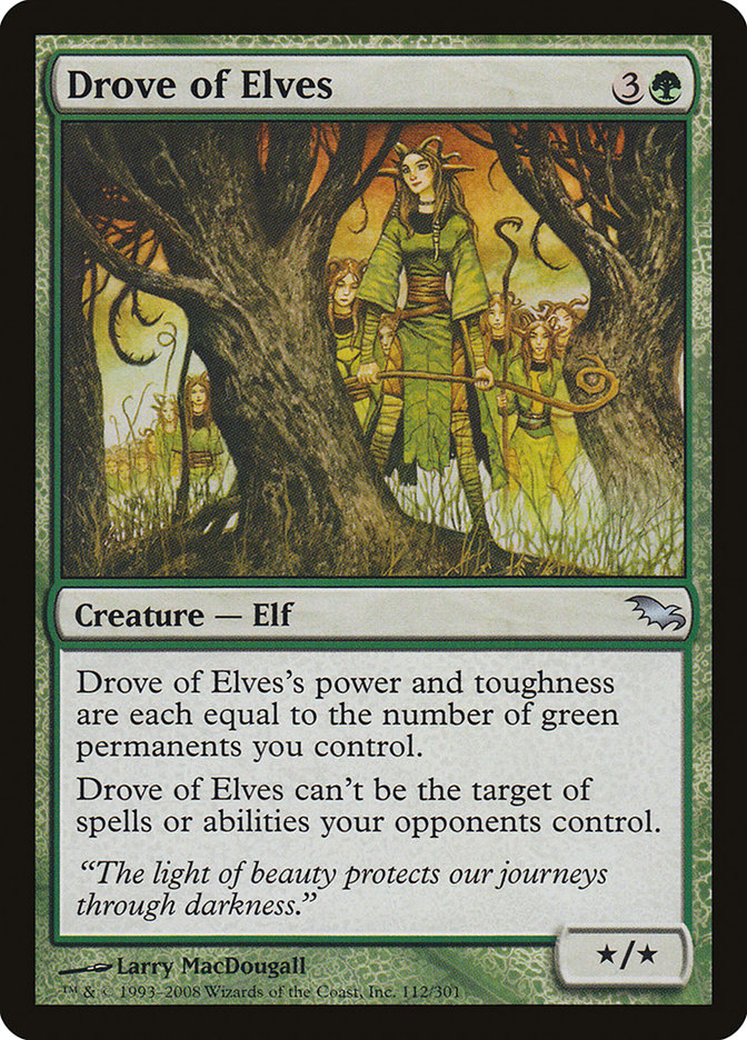 Drove of Elves [Shadowmoor] | Nerdhalla Games