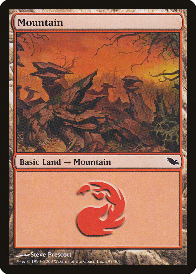 Mountain (297) [Shadowmoor] | Nerdhalla Games