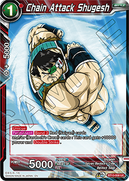 Chain Attack Shugesh (Uncommon) [BT13-008] | Nerdhalla Games