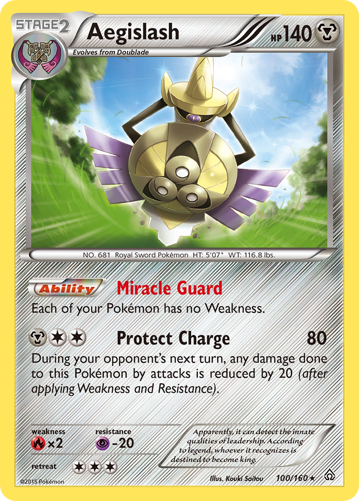 Aegislash (100/160) [XY: Primal Clash] | Nerdhalla Games