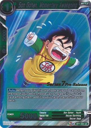 Son Gohan, Momentary Awakening [BT7-055_PR] | Nerdhalla Games