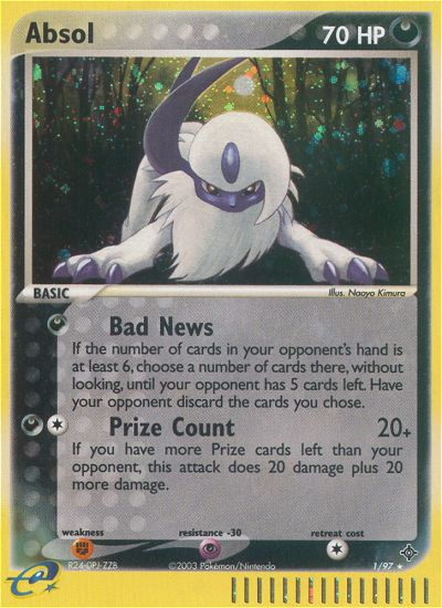 Absol (1/97) [EX: Dragon] | Nerdhalla Games