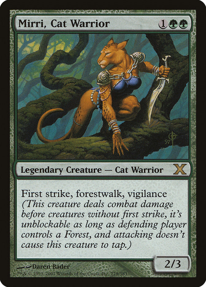 Mirri, Cat Warrior [Tenth Edition] | Nerdhalla Games