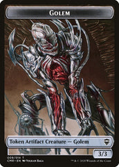 Golem // Zombie Token [Commander Legends Tokens] | Nerdhalla Games