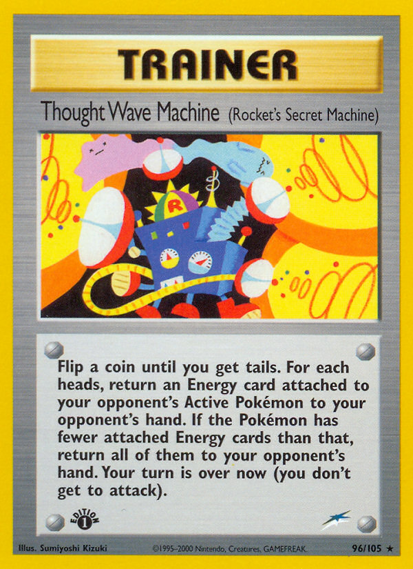 Thought Wave Machine (96/105) (Rocket's Secret Machine) [Neo Destiny 1st Edition] | Nerdhalla Games