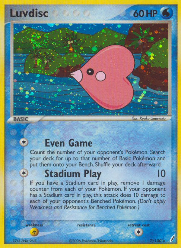 Luvdisc (7/100) [EX: Crystal Guardians] | Nerdhalla Games