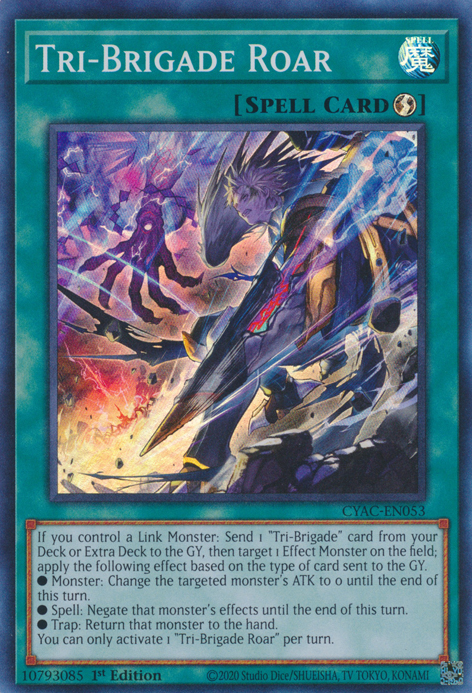 Tri-Brigade Roar [CYAC-EN053] Super Rare | Nerdhalla Games