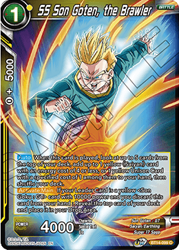 SS Son Goten, the Brawler (BT14-099) [Cross Spirits] | Nerdhalla Games