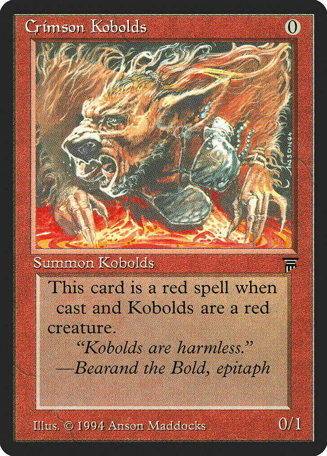 Crimson Kobolds [Legends] | Nerdhalla Games