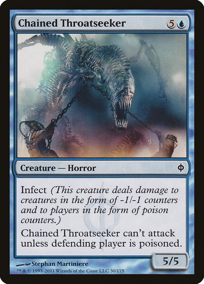 Chained Throatseeker [New Phyrexia] | Nerdhalla Games