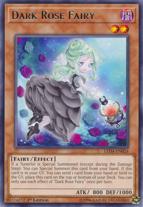 Dark Rose Fairy [LED4-EN024] Rare | Nerdhalla Games