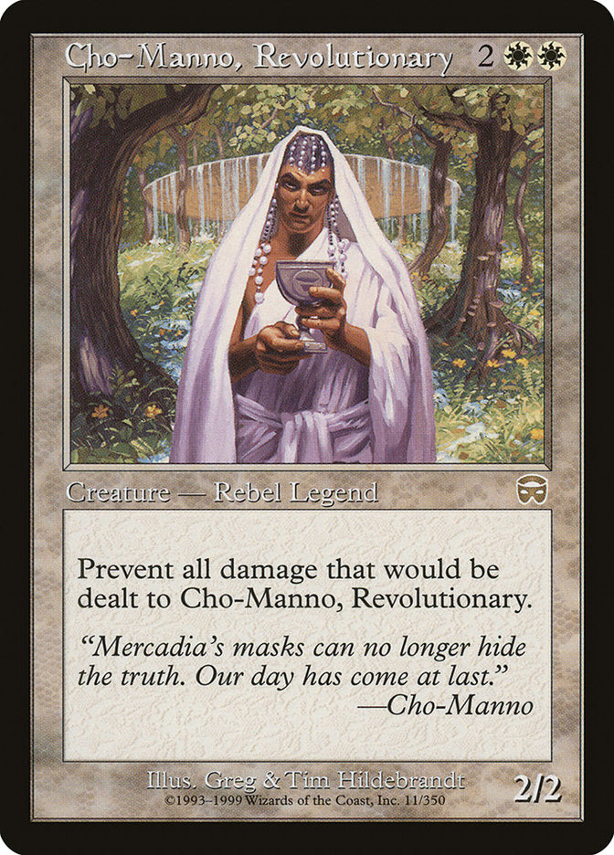 Cho-Manno, Revolutionary [Mercadian Masques] | Nerdhalla Games