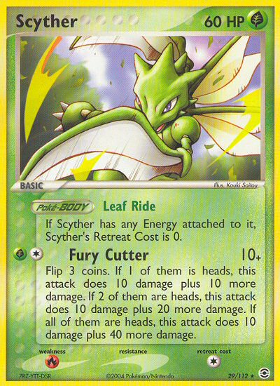 Scyther (29/112) [EX: FireRed & LeafGreen] | Nerdhalla Games