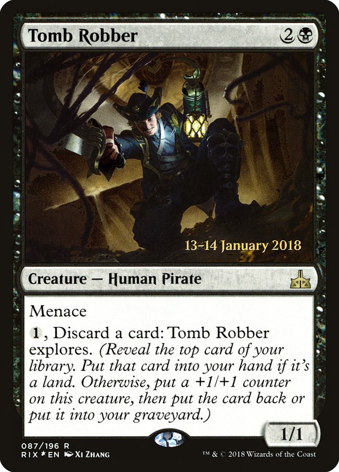 Tomb Robber [Rivals of Ixalan Prerelease Promos] | Nerdhalla Games