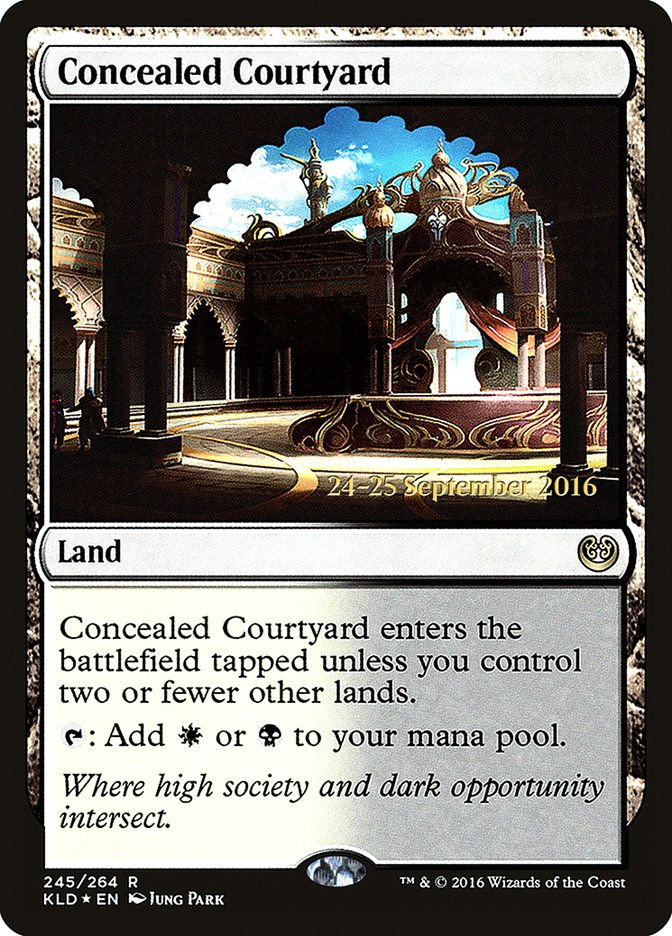 Concealed Courtyard  [Kaladesh Prerelease Promos] | Nerdhalla Games