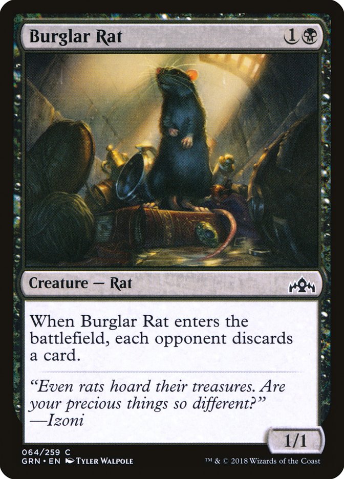 Burglar Rat [Guilds of Ravnica] | Nerdhalla Games