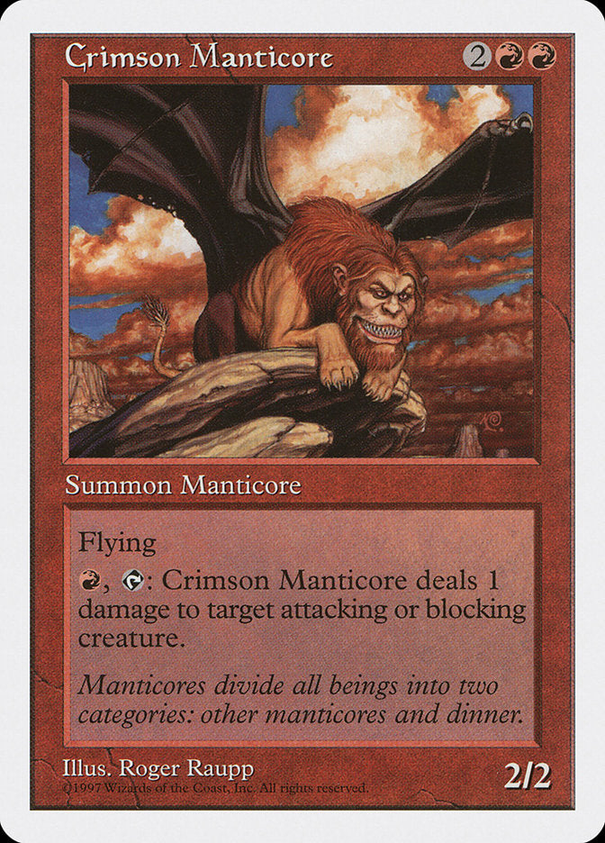 Crimson Manticore [Fifth Edition] | Nerdhalla Games