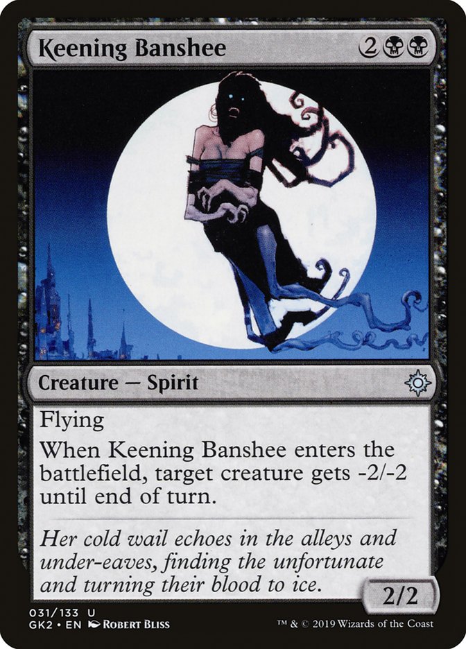 Keening Banshee [Ravnica Allegiance Guild Kit] | Nerdhalla Games