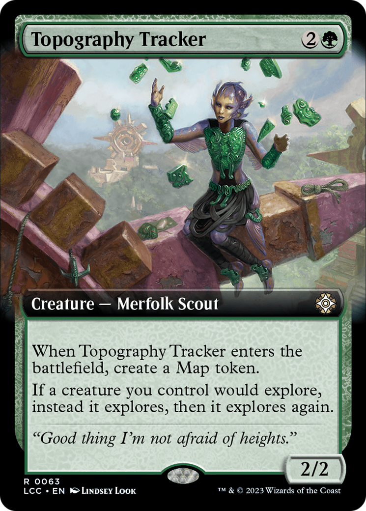 Topography Tracker (Extended Art) [The Lost Caverns of Ixalan Commander] | Nerdhalla Games