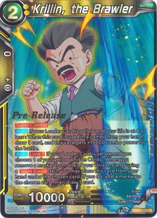 Krillin, the Brawler (BT14-105) [Cross Spirits Prerelease Promos] | Nerdhalla Games