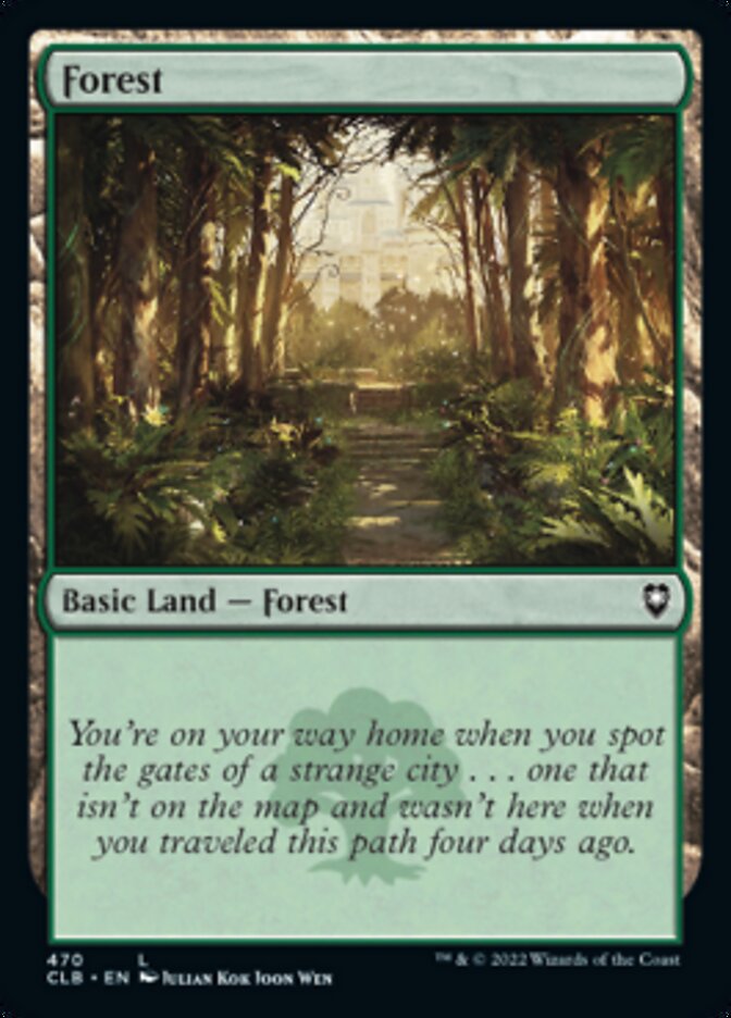 Forest (470) [Commander Legends: Battle for Baldur's Gate] | Nerdhalla Games