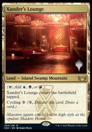 Xander's Lounge (Promo Pack) [Streets of New Capenna Promos] | Nerdhalla Games