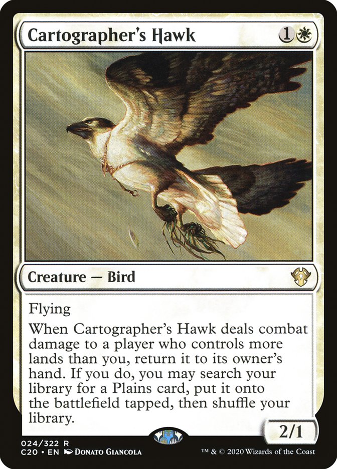 Cartographer's Hawk [Commander 2020] | Nerdhalla Games