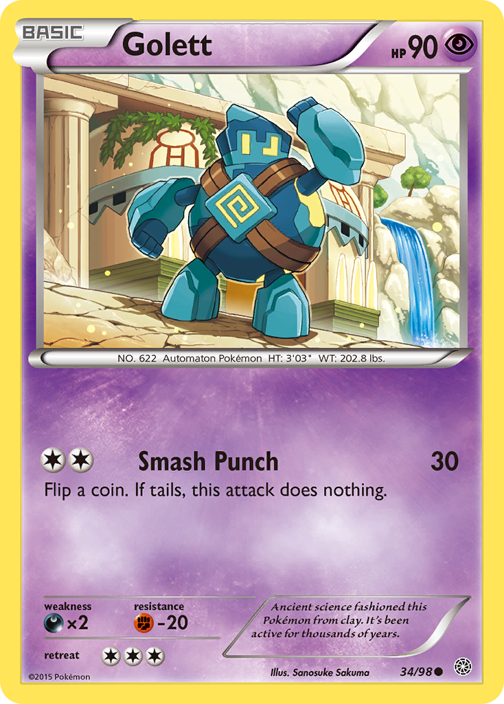 Golett (34/98) [XY: Ancient Origins] | Nerdhalla Games