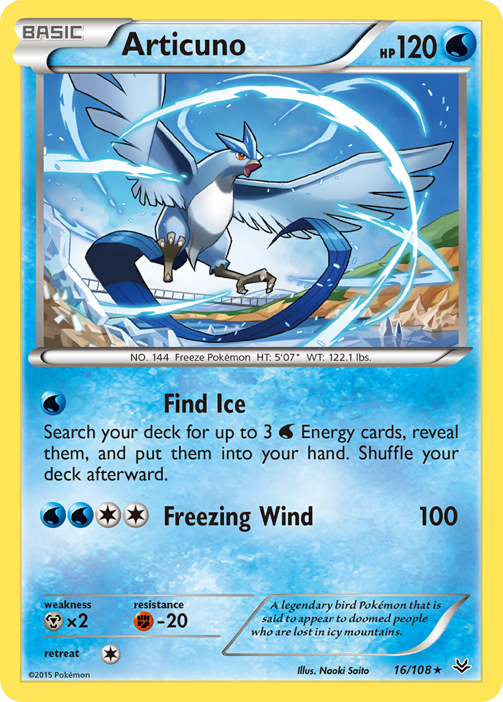 Articuno (16/108) [XY: Roaring Skies] | Nerdhalla Games