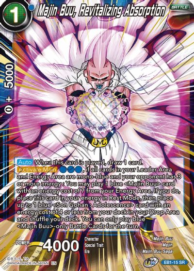 Majin Buu, Revitalizing Absorption (EB1-15) [Battle Evolution Booster] | Nerdhalla Games