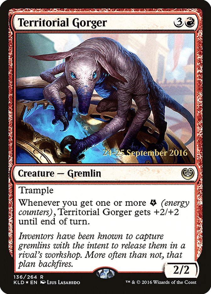 Territorial Gorger  [Kaladesh Prerelease Promos] | Nerdhalla Games