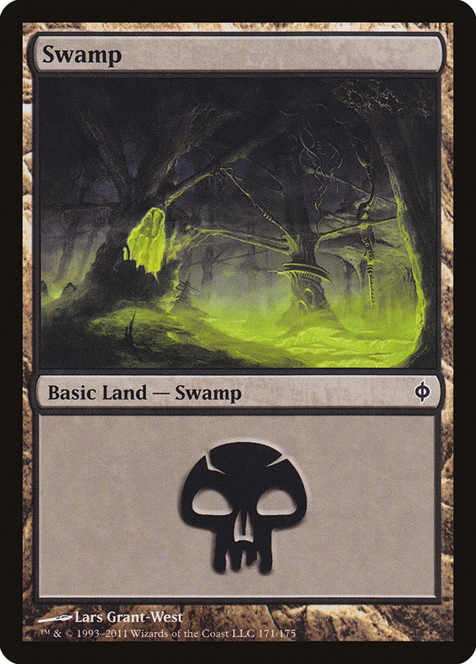 Swamp (171) [New Phyrexia] | Nerdhalla Games