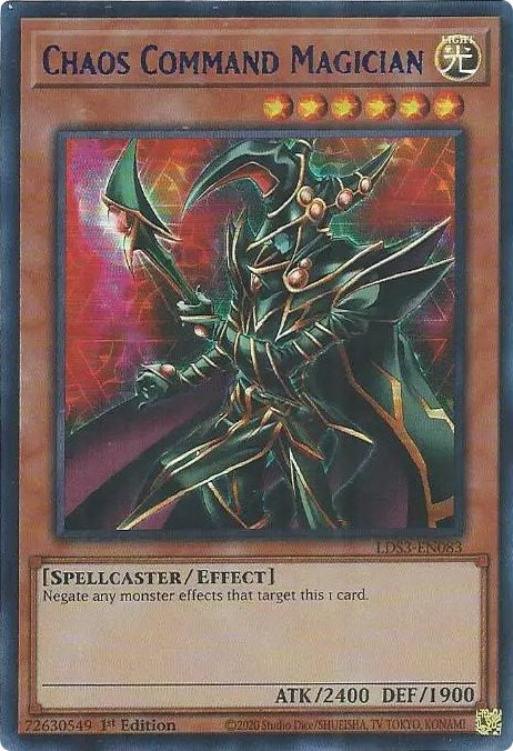 Chaos Command Magician (Blue) [LDS3-EN083] Ultra Rare | Nerdhalla Games