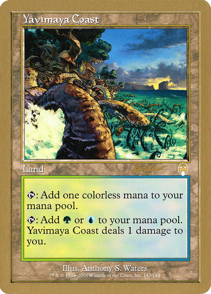 Yavimaya Coast (Sim Han How) [World Championship Decks 2002] | Nerdhalla Games