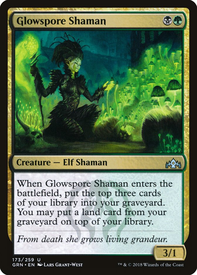 Glowspore Shaman [Guilds of Ravnica] | Nerdhalla Games