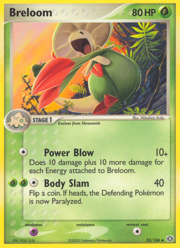 Breloom (22/106) [EX: Emerald] | Nerdhalla Games